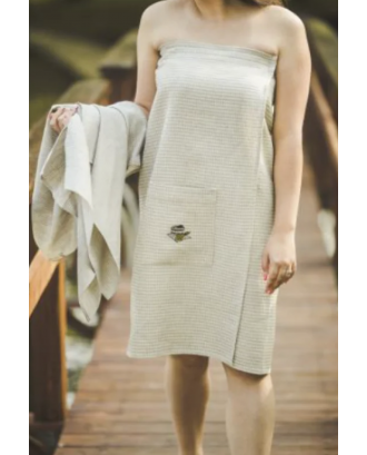 女性用サウナエプロン - 85x145cm サウナ用品