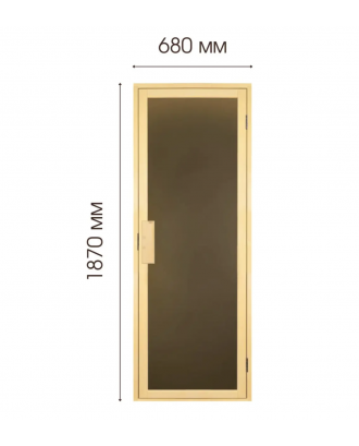 サウナドア DS - Tesli DUO L 1900x700 サウナのドア