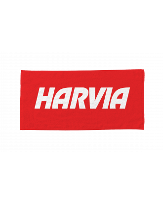 バスタオル HARVIA、70 x 140cm、レッド サウナ用品