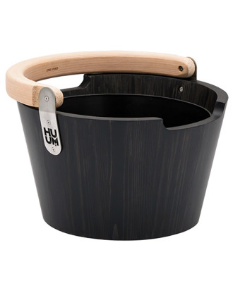 サウナ用バケツ - HUUM TASA、ブラック サウナ用品