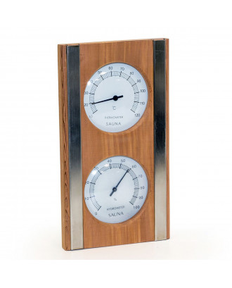 温度計・湿度計 サウナ 縦型 Sauflex Cedar
