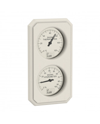Sawo サウナ温度計 - 湿度計 221-THVA、アスペン サウナ用品