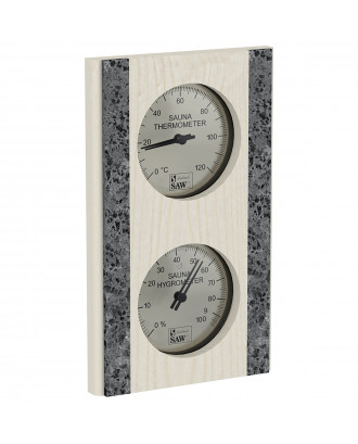 SAWO 温度計 - 湿度計 283-THRA アスペン