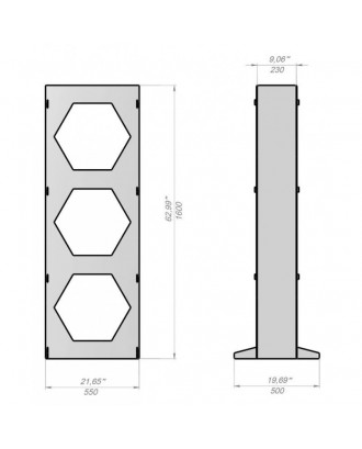 ログホルダー - V6 HEX サウナ用品