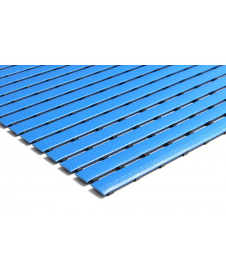 サウナシャワータイル床、60cm、ブルー