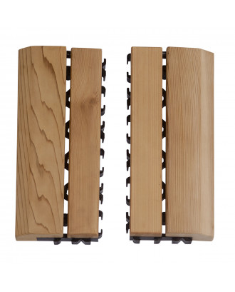 Sawo 木製フロアマットサイドフレーム、プラスチック、杉