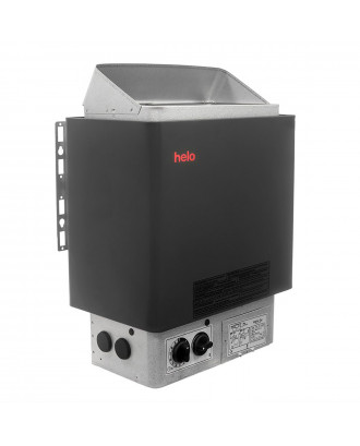 電気サウナヒーター HELO CUP 60STJ、6,0kW、内蔵制御付き、グラファイト 電気サウナヒーター