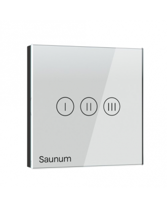 Saunum Base 室内空調制御装置用コントロールユニット、白 サウナコントロールパネル