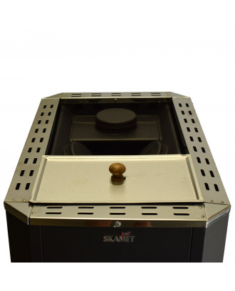 サウナヒーター Skamet – P-12025 RV、給湯器 - フロント、ガラス付き 薪サウナストーブ