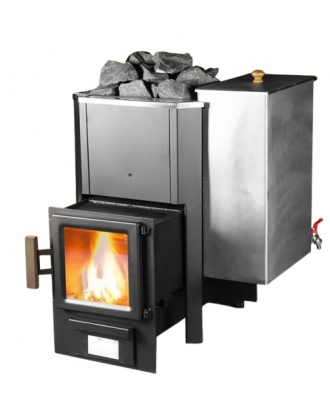 サウナヒーター Skamet – P-22040 PRV、給湯器 - 右、ガラス付き