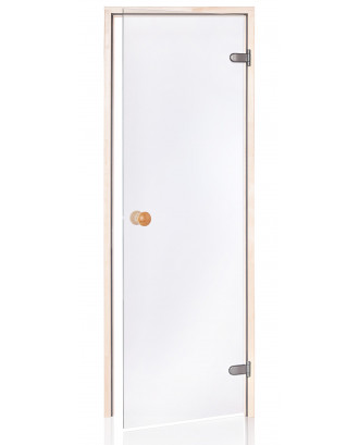 サウナドア広告スタンダード、アスペン、透明 80x190cm サウナのドア