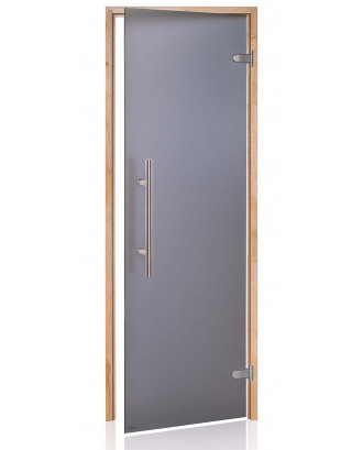 サウナドア アドプレミアムライト アルダー グレーマット 80x200cm サウナのドア