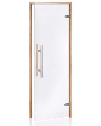 サウナドア アドプレミアムライト アルダー 透明 80x200cm サウナのドア