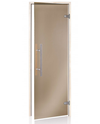 サウナドア アドプレミアムライト アルダー ブロンズ 70x190cm サウナのドア
