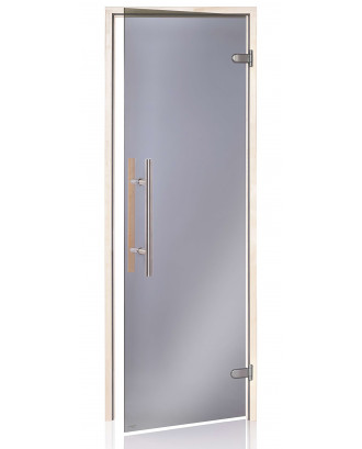 サウナドア アドプレミアムライト アスペン グレー 70x190cm サウナのドア