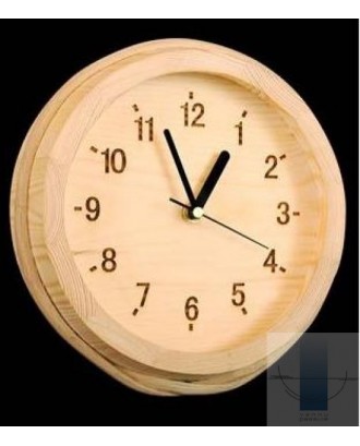 木製サウナ時計 サウナ用品